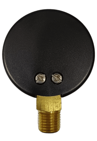 Manômetro DN53 Caixa em ABS sem Glicerina Saída Vertical 1/4” NPT de 0 a 25 Bar - MAN-GB-3820N025