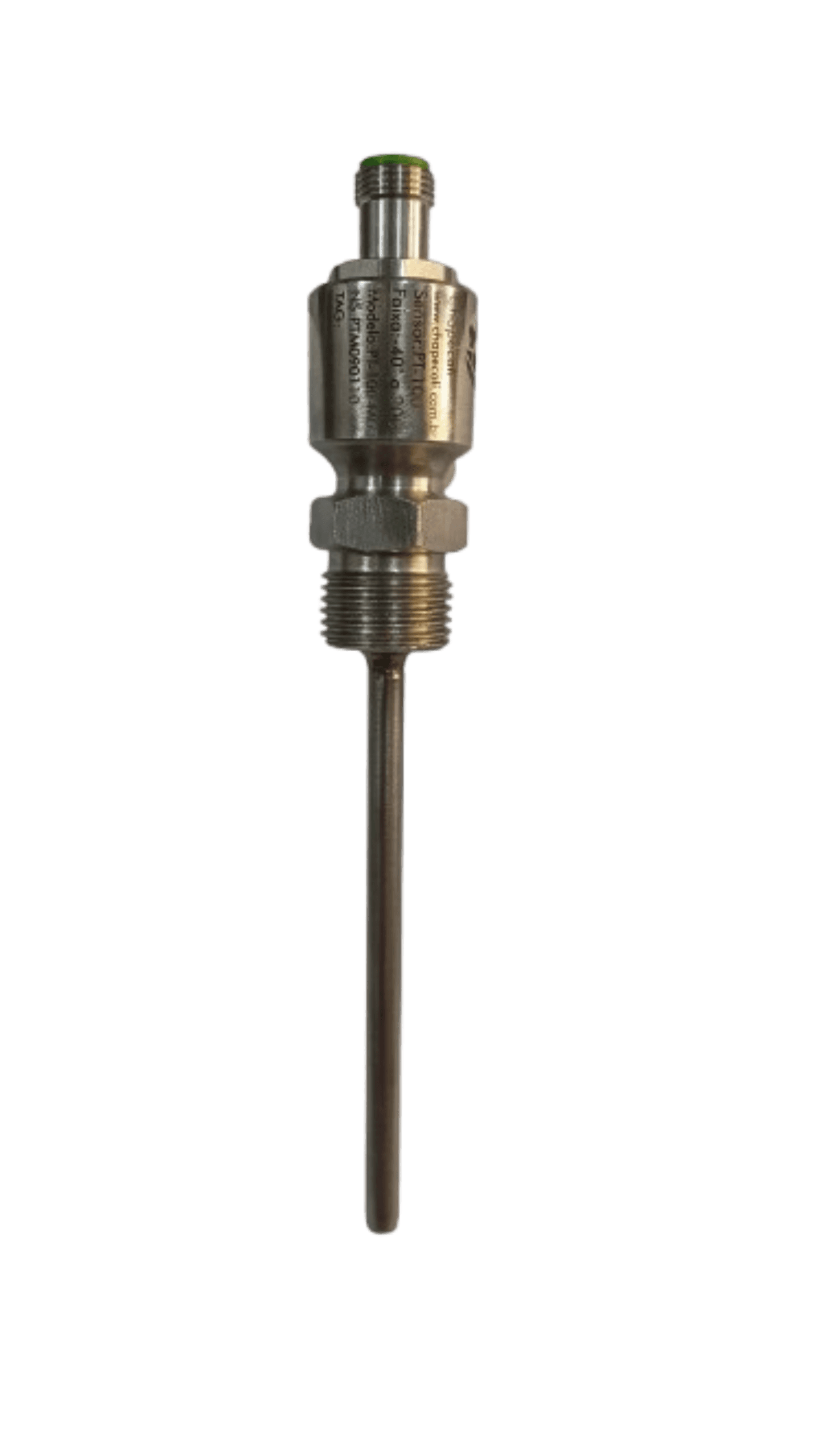 Sensor Temperatura PT-100 Total Inox com Conector M12 x 4